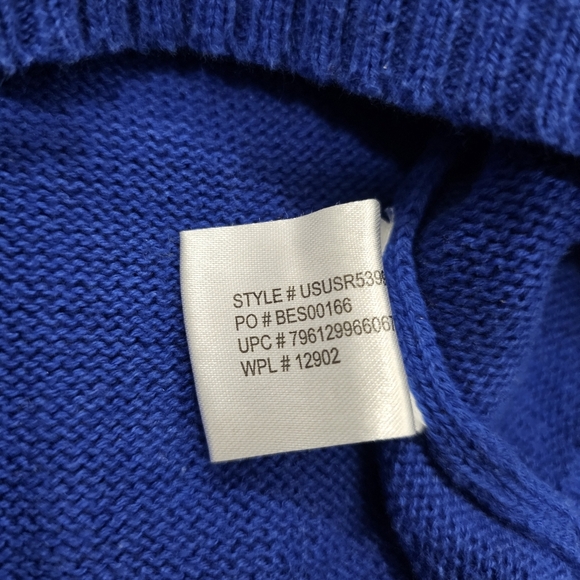 US Polo Assn. by Ralph Lauren Men's Blue Sweater - Picture 6 of 6